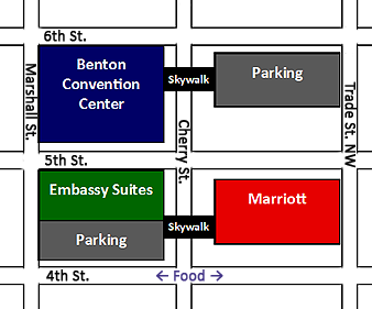 Map of hotel area